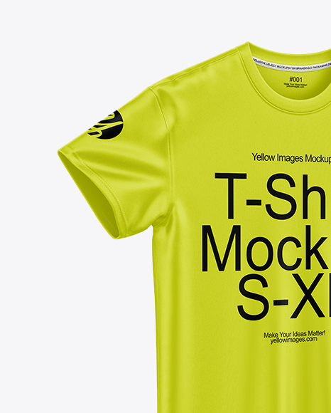 Crew Neck T-Shirt Mockup