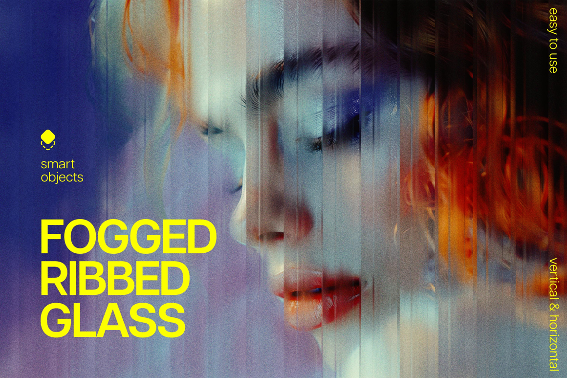 Fogged Ribbed Glass Effect