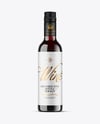 Antique Green Glass Red Wine Bottle Mockup