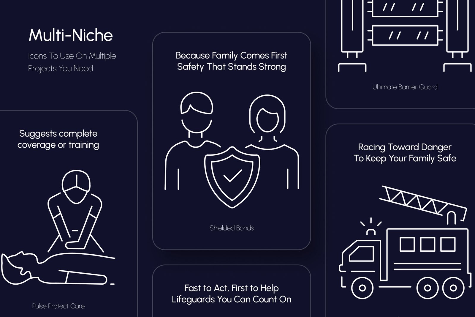 Security and Protection Icon Set