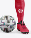Soccer Kit w/ Mannequin Mockup - Front View