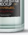 Dry Gin Bottle Mockup