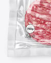 Clear Plastic Flow-Pack with Cutlets Mockup