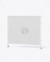 Backdrop Banner Stand - Half Side View