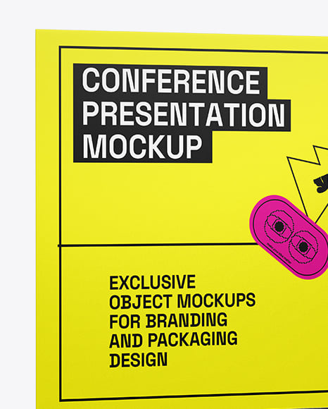Conference Presentation Backdrop Mockup