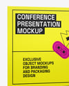 Conference Presentation Backdrop Mockup