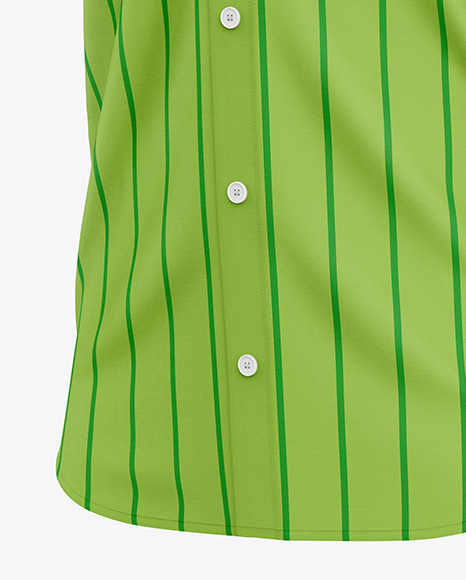 Men's Short Sleeve Shirt Mockup - Half Side View