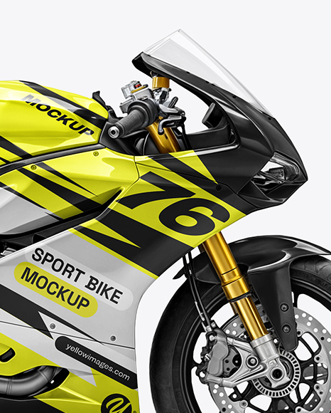 Sport Bike Mockup