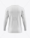 Training Long Sleeve Jersey Mockup -Back View