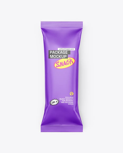 Matte Snack Package Mockup - 8+Free+Packaging+