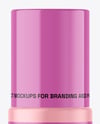Frosted Glass Cosmetic Bottle with Pump Mockup