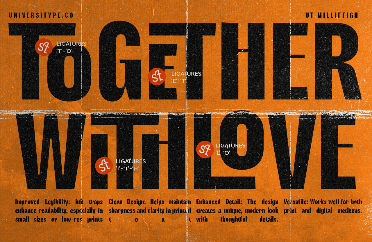 UT Milliffigh - A headline Condensaed Font