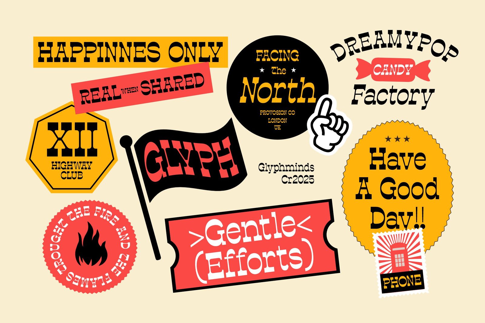 Estripe – A Reversed Contrast Font