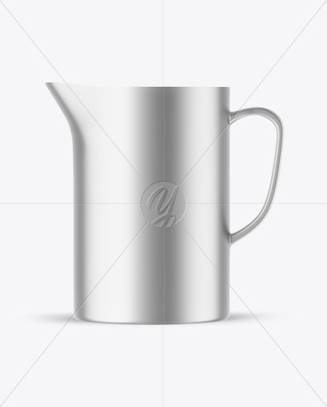 Matte Metallic Jug Mockup