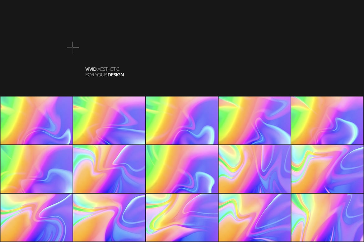 Vivid — Acid Gradient Textures