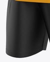 Kids Sports Kit Mockup - Back Half Side View