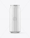 500ml Glossy Drink Can Mockup