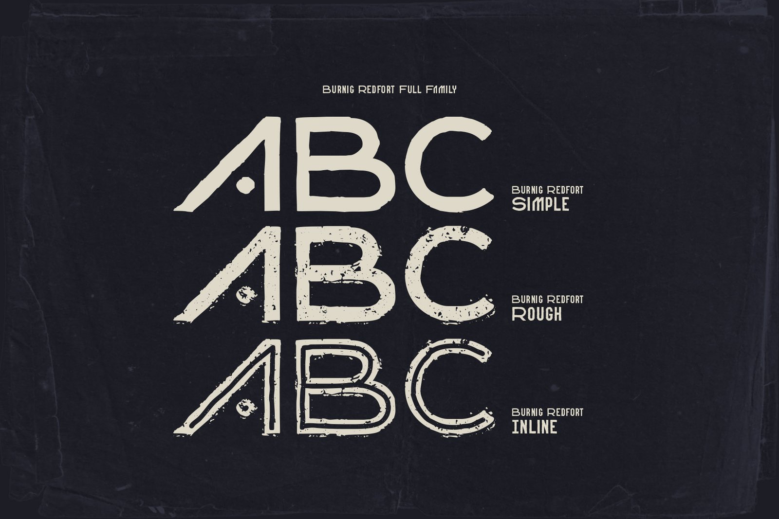 Burning Radfort - Handcrafted Font Family