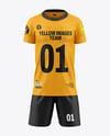Kids Sports Kit Mockup - Front View