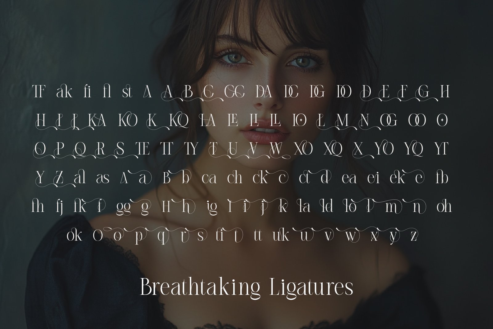 Seductiona - Luxury Ligature Typeface