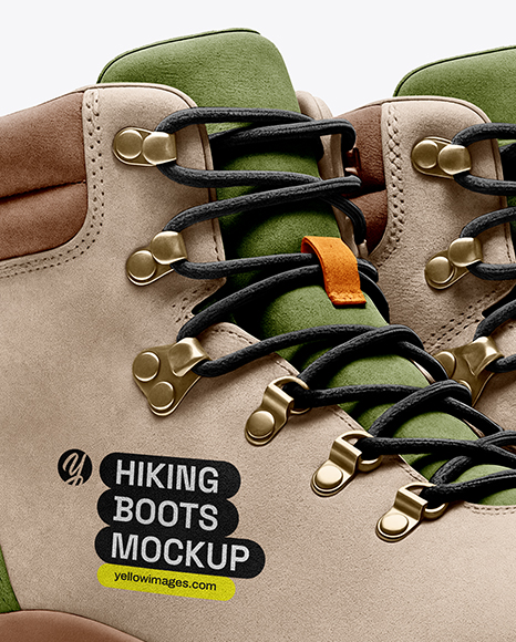 Hiking Boots Mockup