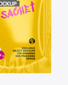 Glossy Sachet Mockup