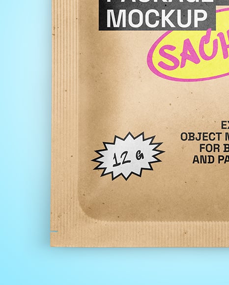 Kraft Sachet Mockup
