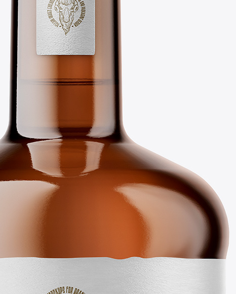 Amber Bottle Mockup