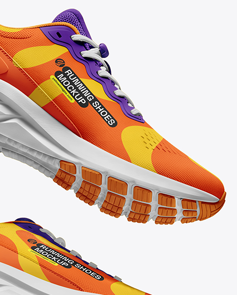 Pair of Running Shoes Mockup