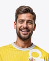 A Man Wearing a Full Soccer Kit Mockup