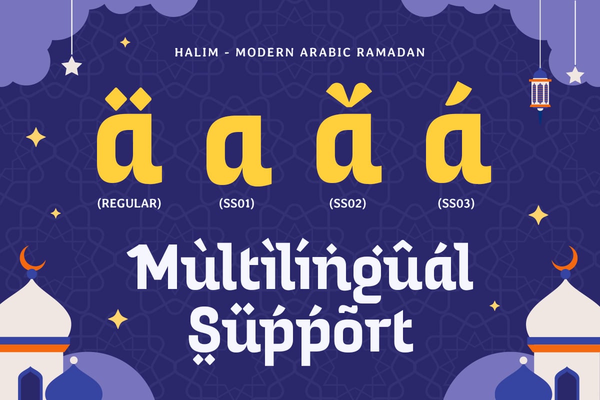 Halim - Modern Arabic Ramadan Font