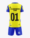 Kids Sports Kit Mockup - Back View