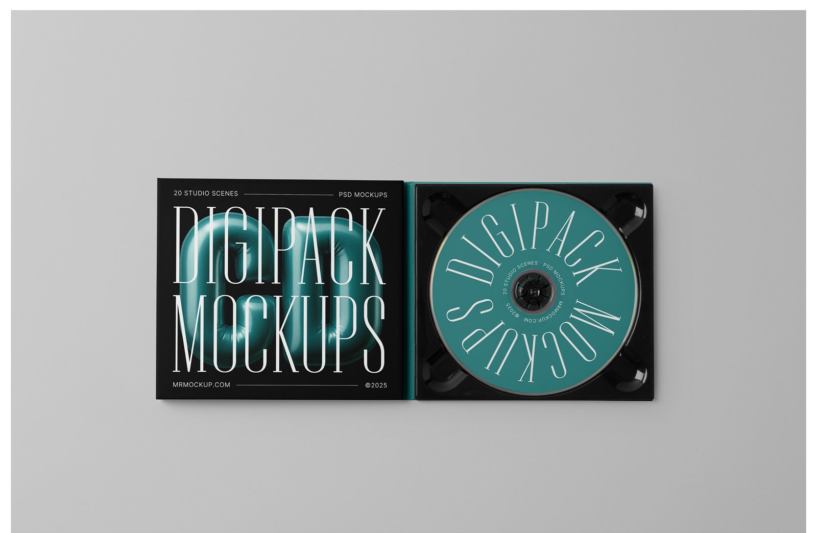 CD Digipack Mockups