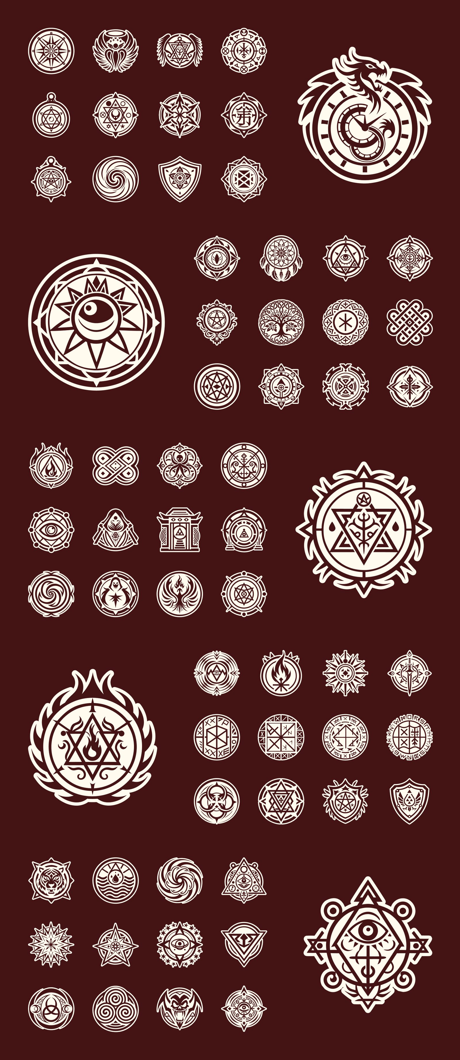 Supernatural Symbols Set