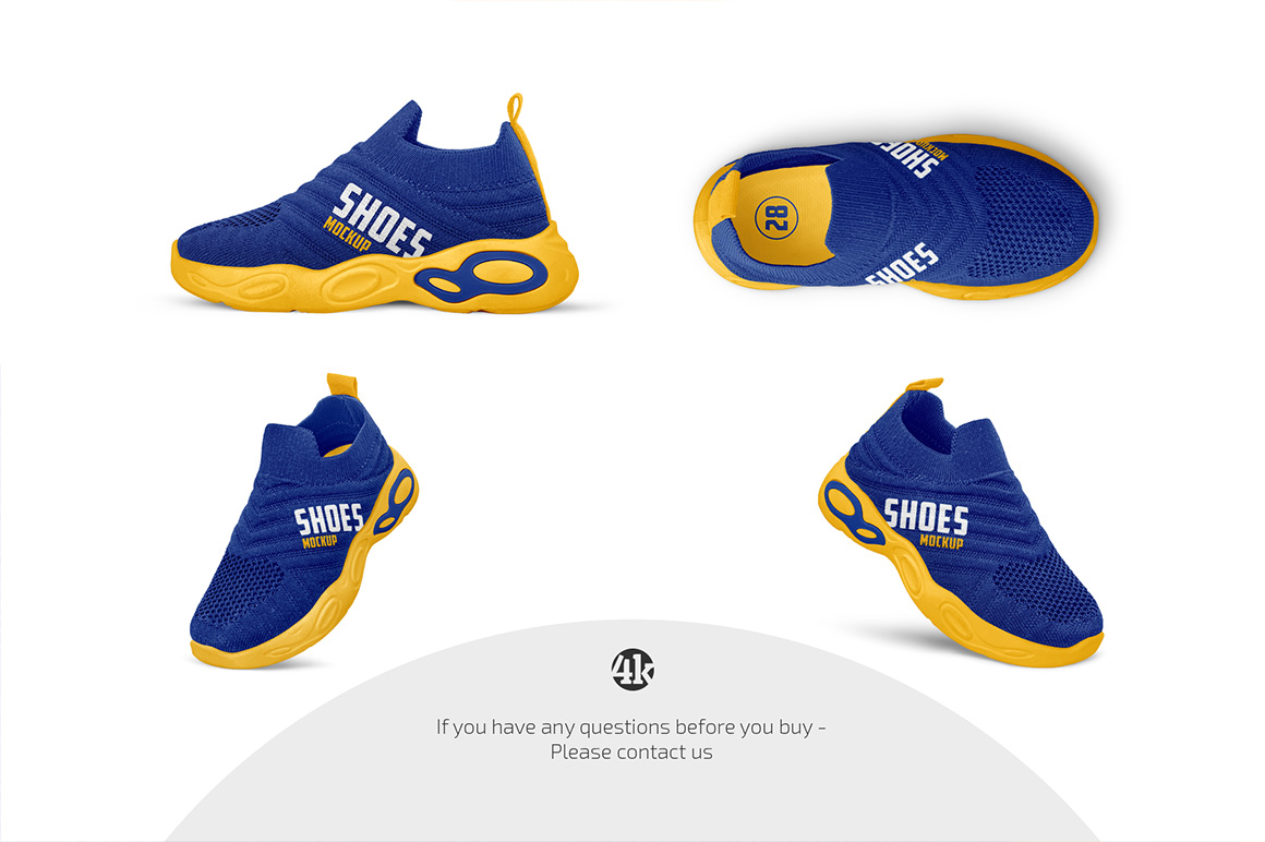 Kids Shoes Mockup Set