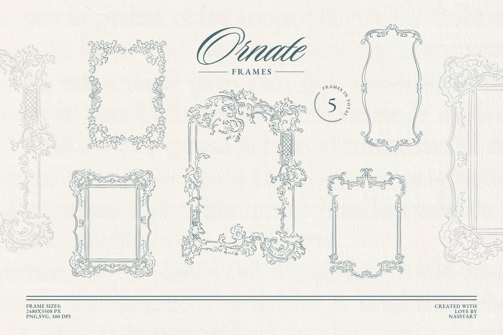 Vintage Chinoiserie Frame Collection