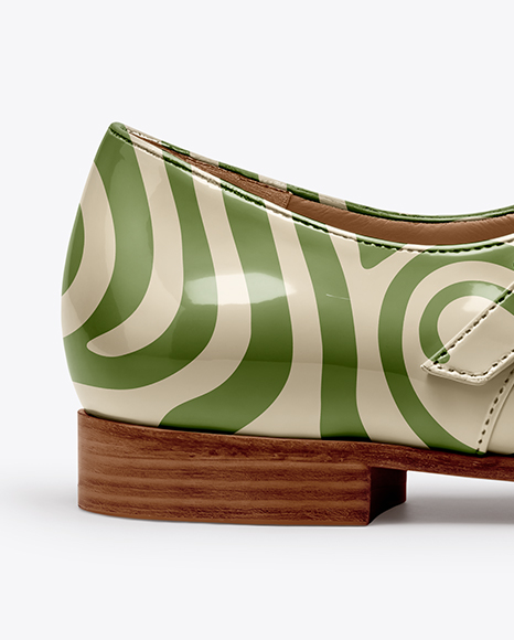 Single Mary Janes Shoe Mockup