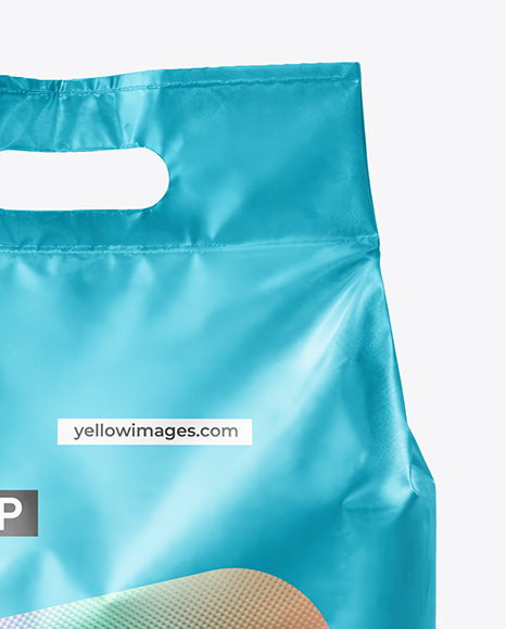 Plastic Bag with Handle Mockup