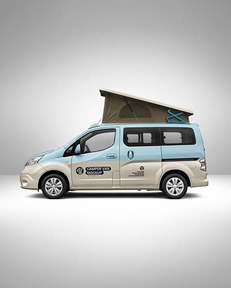 Camper Van Mockup - Side View