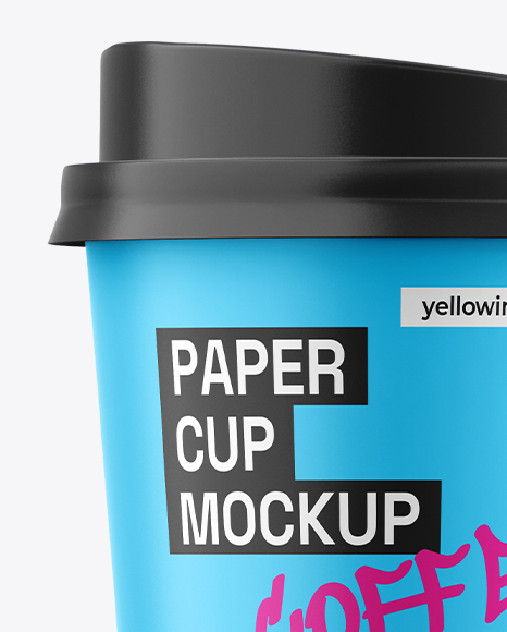 Coffee Cup Mockup – Front View