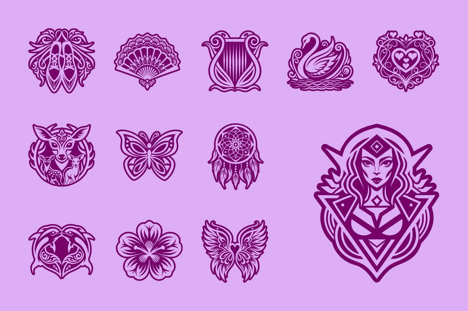 Feminine Tattoos Symbols