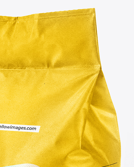 Kraft Paper Bag with Handle Mockup