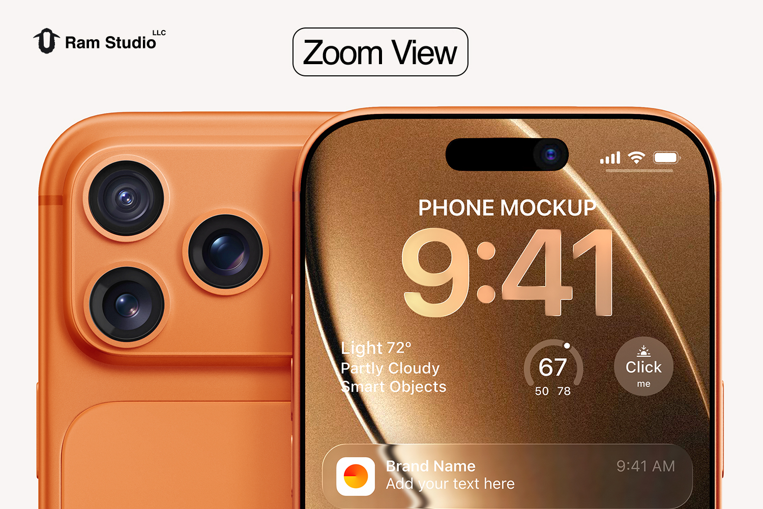 iPhone 17 Pro Max Mockup Set
