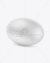 Leather Rugby Ball Mockup