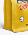 Kraft Paper Coffee Bag Mockup