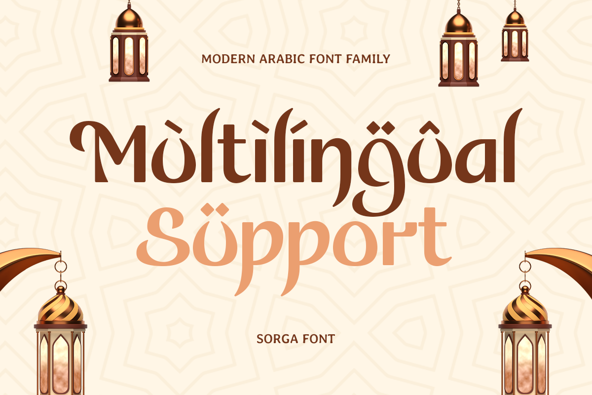 Sorga - Modern Arabic Font Family