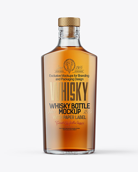 Whiskey Bottle Mockup