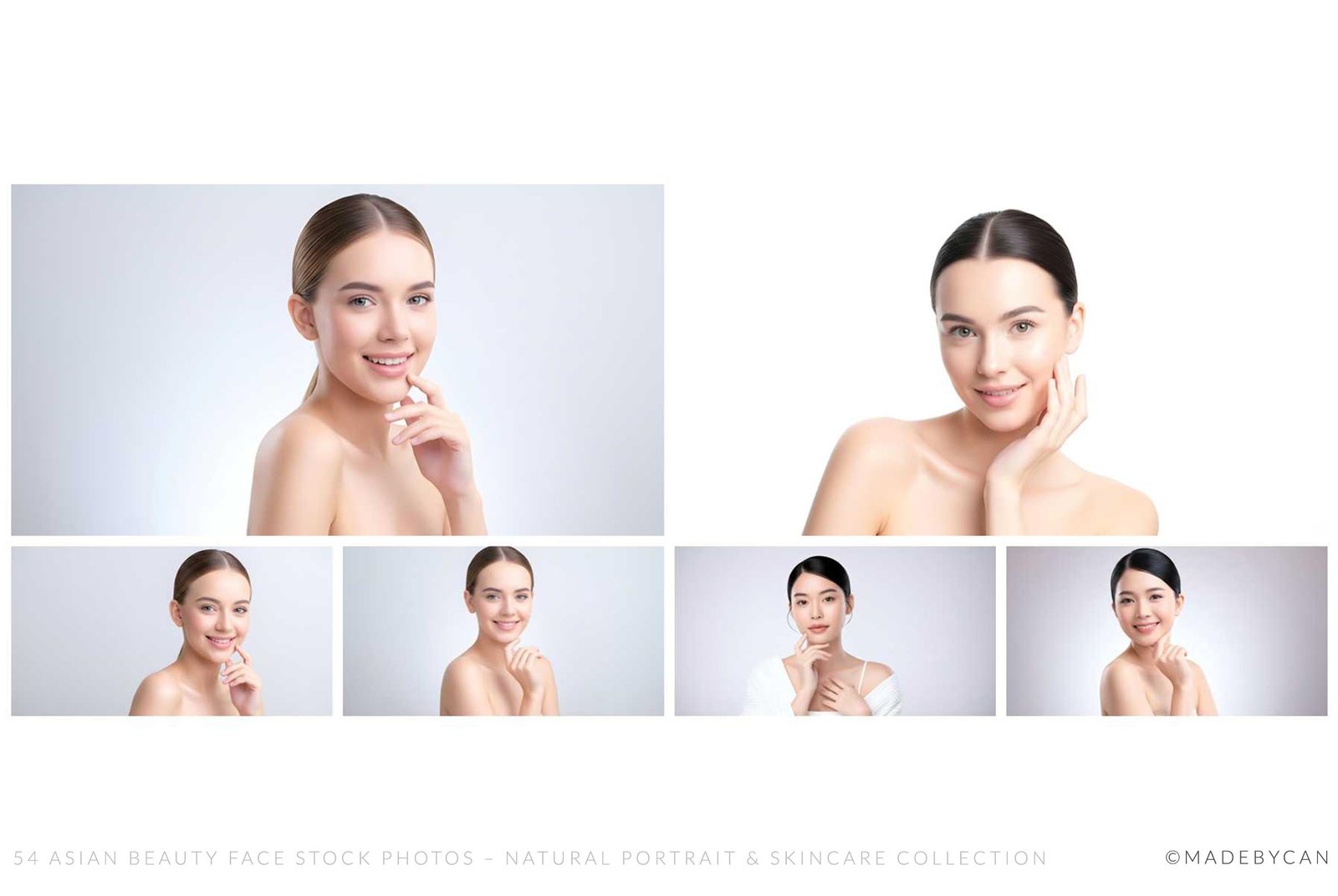 54 Asian Beauty Face Stock Photos – Natural Portrait &amp; Skincare Collection
