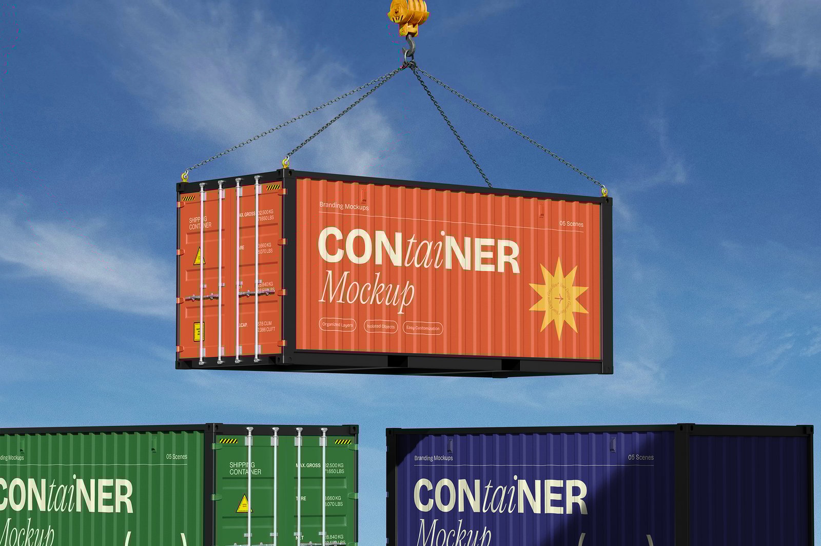 Shipping Container Mockup