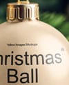 Matte Christmas Ball Mockup
